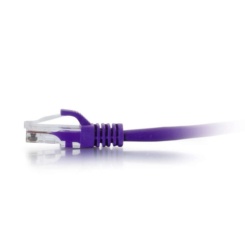C2G Legrand Cat6 Ethernet Cable, Snagless Unshielded Cat6 Patch Cable, Purple Network Patch Cable, 30 Foot Snagless UTP Ethernet Cable, 1 Count, C2G 04033 - Image 4